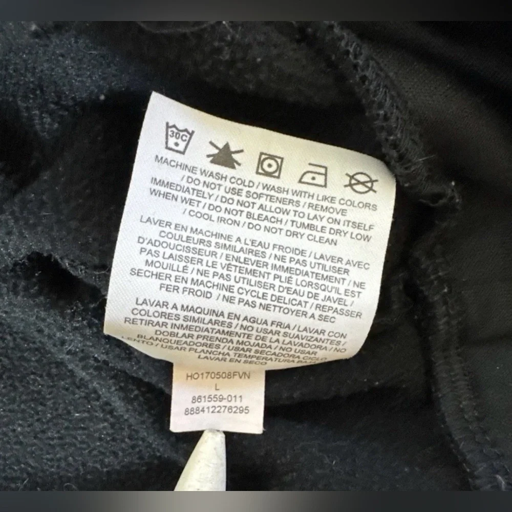 Air Jordan Black Pullover Hoodie Kangaroo Pocket Jumpman Logo Size L‎